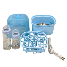 bab 培寶 e世代蒸汽式奶瓶消毒鍋 + 初生兒玻璃奶瓶組, TM-701A