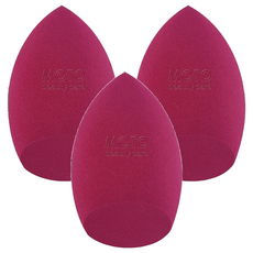 MOTO beauty care 高分子美妝蛋 水切型, 不含乳膠, AD-056, 3個