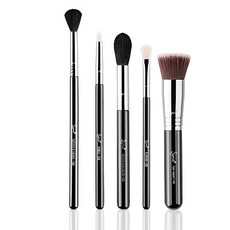 SIGMA BEAUTY 最想要刷具5件組, 1組, 黑色刷柄