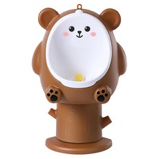 THEMOTHER 小熊造型兒童小便斗, 可調整高度, 棕色