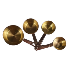 Betty's 焙蒂絲 4入古銅金量杯 CT4688 60ml + 80ml + 120ml + 235ml, 1組