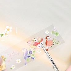 CARD LOVER 信的戀人 PET膠帶 庭院美術館 30mm x 3m, 春日鶯鳴, 2個