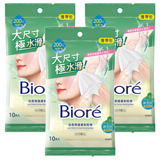 Biore 蜜妮 低摩擦護膚卸粧棉, 10片, 3包