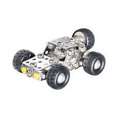 eitech 益智鋼鐵玩具 迷你吉普車 C57, 德國學校核准教材 激發兒童創造力與手動能力, 銀色, 1個, 0.5kg
