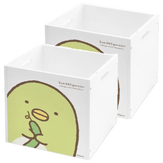 收納王妃 角落小夥伴方形收納箱, 企鵝, 2個