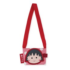 Miravivi 櫻桃小丸子杯套提袋 聚酯纖維 PU合成皮 35x13cm, 小丸子, 1個