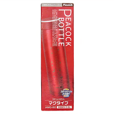 Peacock 日本孔雀 運動涼快不鏽鋼保冷保溫杯 防燙杯口設計 AMG-80-RC, 紅色, 800ml, 1個