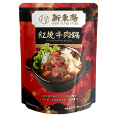 新東陽 火鍋湯底 紅燒牛肉鍋, 1包, 800g