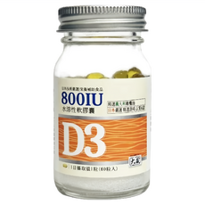 OKURA 大藏 維生素D3軟膠囊 260mg, 1罐, 60顆