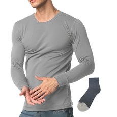 MI MI LEO 台灣製輕刷毛保暖衣 + 竹炭保暖除臭氣墊襪組