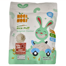 NOBI 彎彎米菓 6個月以上, 原味, 40g, 1包
