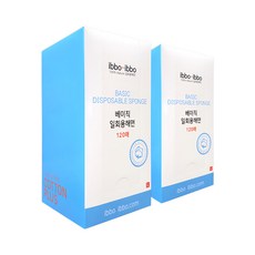 Ibbo-Ibbo 一次性棉柔巾，柔軟長纖維，抽取式包裝, 120枚, 2盒