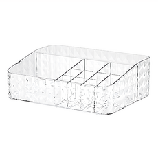 isona 愛收納 分隔款 桌面收納盒, 鑽石紋, 1個