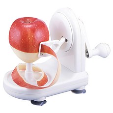 PEARL LIFE 珍珠金屬 Apple Peeler系列 蘋果削皮器, 白色, 1個