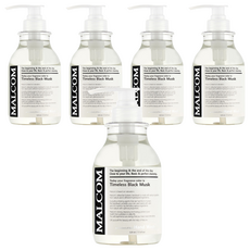 MALCOM 瑪律科姆 極淨植萃香氛洗手露 經典黑麝香, 含保濕精油, 520ml, 5瓶