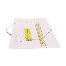 DIY棒棒糖捧花束材料包 直徑約15~17CM 總長約20~24CM 情人節/生日禮, 淺紫色 + 裸粉色, 3包