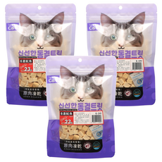 CAT CHUP 喵洽普 貓咪營養小顆粒凍乾零食 - 香濃魷魚 23g, 3包