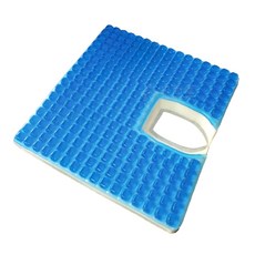 天使愛 雙層吸壓護脊凝膠坐墊 柔軟舒適, 藍色