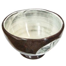 礫土野花4吋井, 日本製造陶瓷碗, 1個