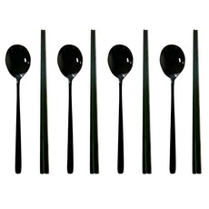 r'lyeh 4人份餐具組, 黑色, 1套, 湯匙 + 筷子