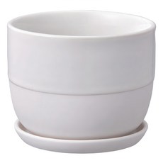 KINTO PLANT POT 193陶瓷花盆, 白色, 1個