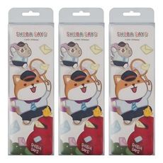 收納王妃 柴語錄珪藻土洗漱墊 24 x 8 x 0.9cm, 車站信件, 3個