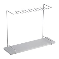 SHIMOYAMA 304不鏽鋼高腳杯專用瀝水架 附珪藻土墊, 1個, 單一顏色