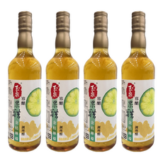 TTL BIO-TECH 台酒生技 寡糖果醋 金結檸檬, 600ml, 4瓶