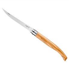 Opinel 法國不銹鋼折刀 細長款Effile No15 橄欖木刀柄 15cm刀刃, 1支