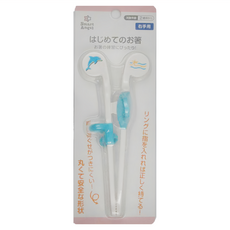 西松屋 5點指套式練習筷, 適用於右手, 海豚, 1個