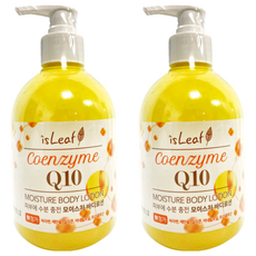 isLeaf Q10水感保濕身體乳, 400ml, 2瓶