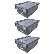 KEYWAY 聯府 2號物流箱 BL32-1 32L, 灰色, 3個