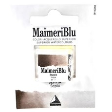 MaIMeRI 美利 塊狀水彩 S2 486 烏賊墨棕, 1.5ml, 1色