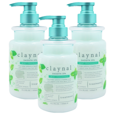 claynal 胺基酸白泥頭皮SPA護理護髮素 檸檬薄荷, 450ml, 3瓶
