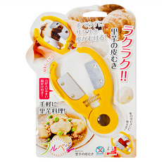 SHIMOMURA 下村工業 Fru-Veggie 芋頭去皮剪 日本製造, 1個