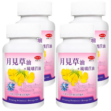 good Life 得意人生 琉璃苣月見草油, 60顆, 4罐