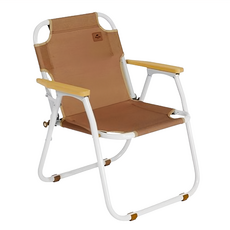 Naturehike 挪客 TO04戶外鋁管方形椅 CNH22JU030, 楓葉棕, 1個