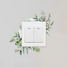 WE CHAMP 開關貼3個組 WTB-057, 花草