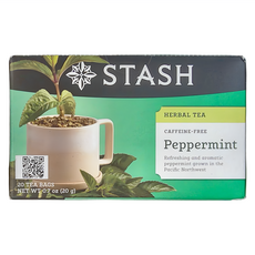 Stash Tea 思達茶 無咖啡因草本薄荷茶, 1g, 20包, 1盒