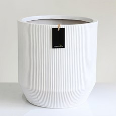 Garden in the City 現代室內圓形條紋 瑪寶 2930, 1個, 白色