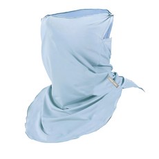 AREX SPORT 輕量冰絲親膚運動防曬面罩護頸遮陽圍脖 可掛耳 AS-3487 天空藍, 1個, 均碼