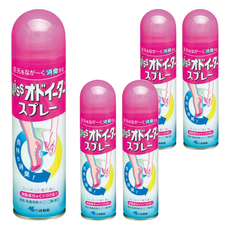 KOBAYASHI 小林製藥 Miss 腳臭噴霧 150ml, 日本第一大芳香品牌, 男女皆可使用, 5瓶, 1入