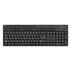 Kinyo 多功能置物USB鍵盤 440 x 145 x 31mm 480g, 黑色, KB-41U, 製造商軸, 1個