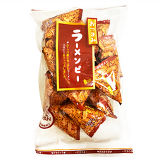 日本橫井 三角包花生點心麵, 日式調味, 鹹香酥脆, 獨立包裝, 208g, 1袋