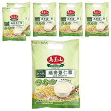 馬玉山 燕麥薏仁漿, 100% 全天然, 高纖, 冷熱皆宜, 30g, 12包, 6袋