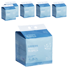 Yan Jing 妍淨 百用潔淨布 20 x 20cm,6包,250張