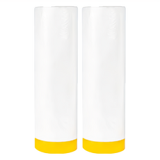 家具防塵套F 透明PE和紙, 500cm x 20m, 2件