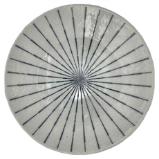 佐和陶瓷 雪釉藍十草7皿 日本製, 雪釉藍十草 藍色 + 灰白色, 1個