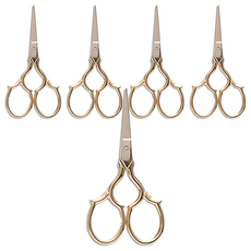 POSH Living 復古懷舊小剪刀, 不鏽鋼材質, 日本設計, 62480, 5支