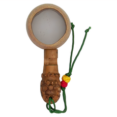 茶濾 含濾網 T33 竹根柄+鋼布材質, 10 x 4 x 3cm, 1個